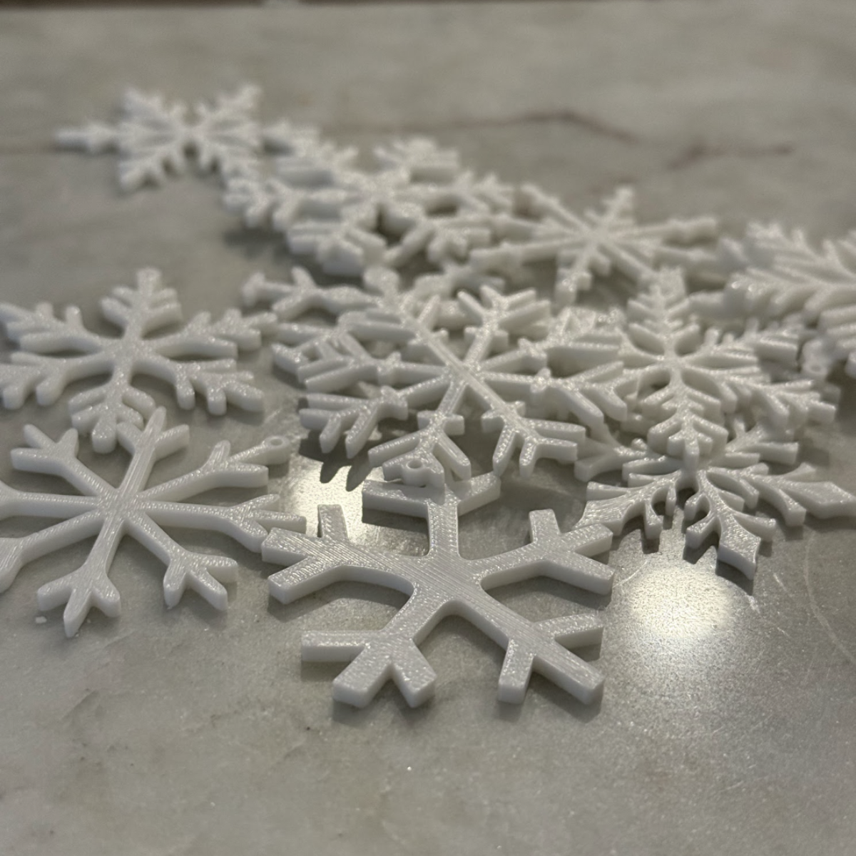 KIT FLOCOS DE NEVE PARA ÁRVORE DE NATAL