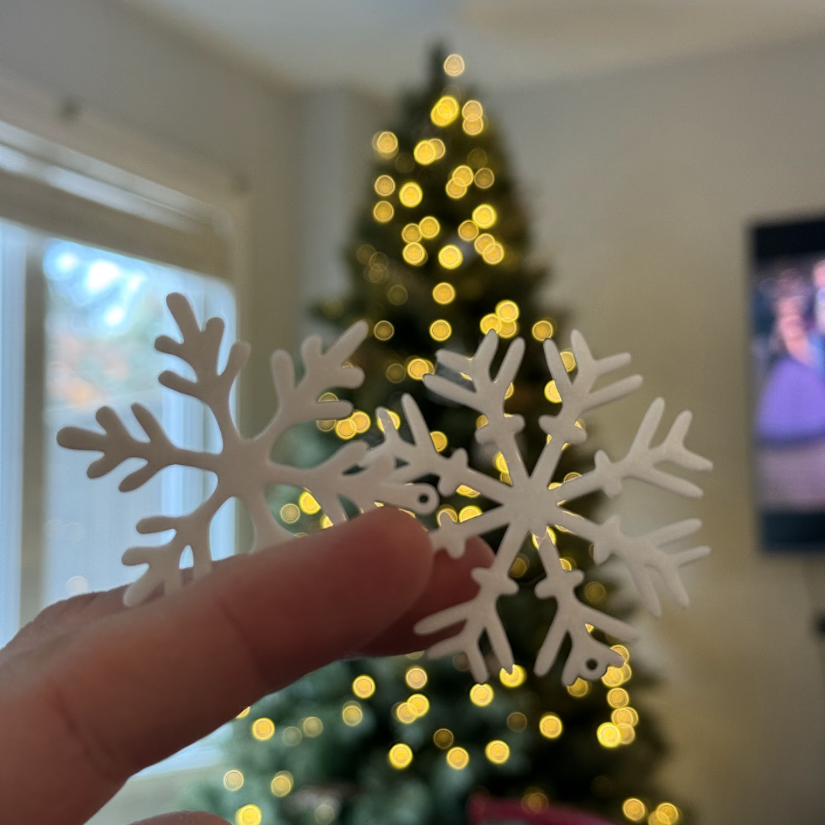 KIT FLOCOS DE NEVE PARA ÁRVORE DE NATAL