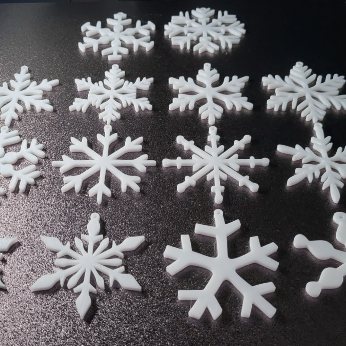 KIT FLOCOS DE NEVE PARA ÁRVORE DE NATAL