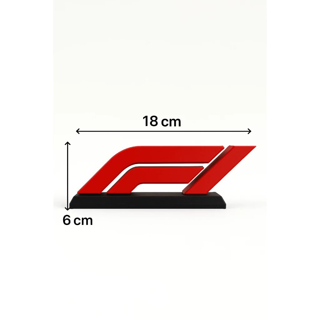 LOGO FORMULA 1 DECORAÇÃO MINIATURA PARA MESA F1