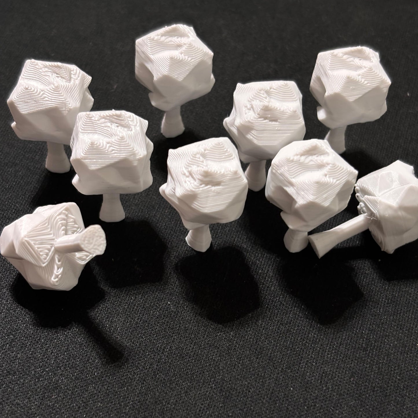 KIT 10 ÁRVORES PARA MAQUETE ESCALA 1:250 H: 2,6CM